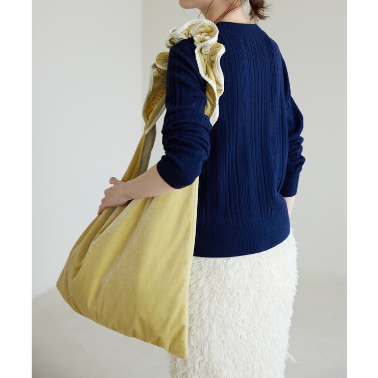 2WAY/ベロアフリルワンショルダーバッグ | ROPE' PICNIC | 詳細画像5 