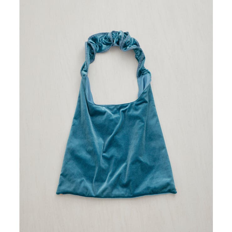 ブルー(44) | 2WAY/ベロアフリルワンショルダーバッグ | ROPE' PICNIC