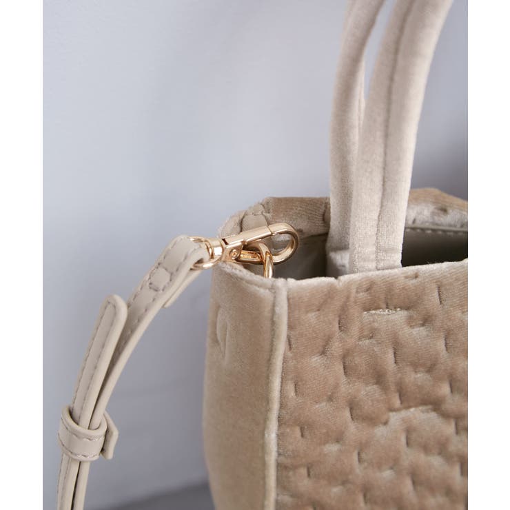 キルティングベロアミニショルダーバッグ | ROPE' PICNIC | 詳細画像11 