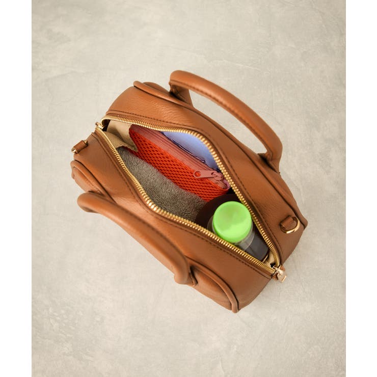 旅するボストンバッグ ソフトシンセティックレザーミニボストンバッグ | ROPE' PICNIC | 詳細画像9