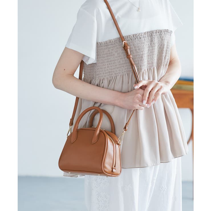 キャメル系(26) | 旅するボストンバッグ ソフトシンセティックレザーミニボストンバッグ | ROPE' PICNIC