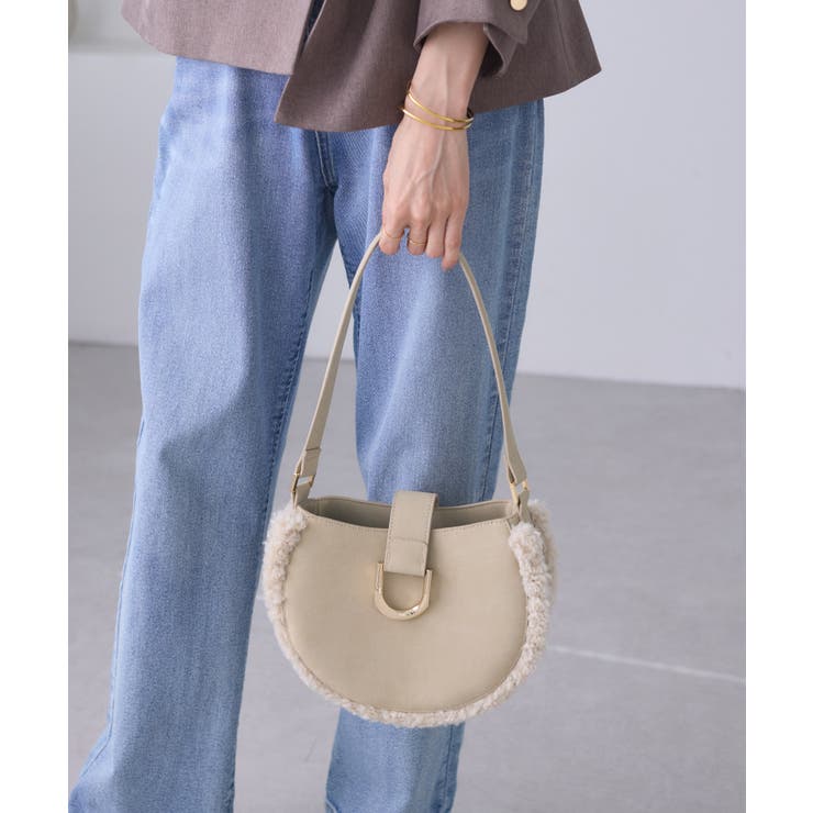 ムートンライクラウンドワンショルダーバッグ | ROPE' PICNIC | 詳細画像5 