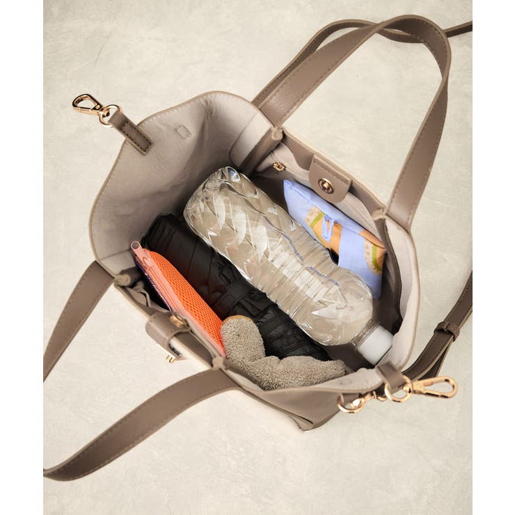 me fit BAG ホースヘア調コンビスクエアフォルムバッグ/2WAY | ROPE' PICNIC | 詳細画像11 