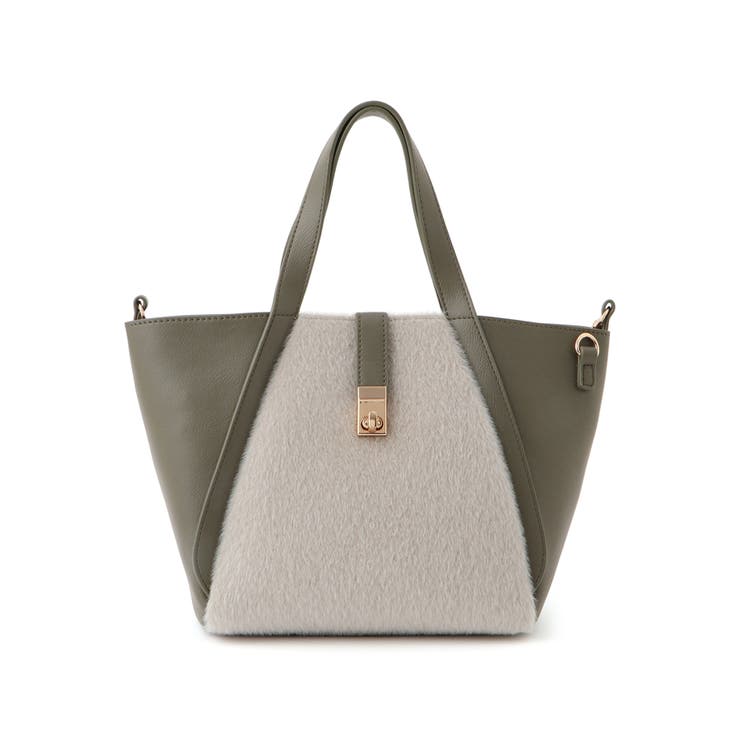 me fit BAG ホースヘア調コンビスクエアフォルムバッグ/2WAY | ROPE' PICNIC | 詳細画像13 