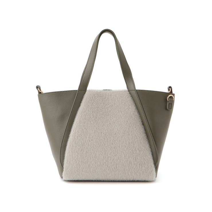 me fit BAG ホースヘア調コンビスクエアフォルムバッグ/2WAY | ROPE' PICNIC | 詳細画像15 