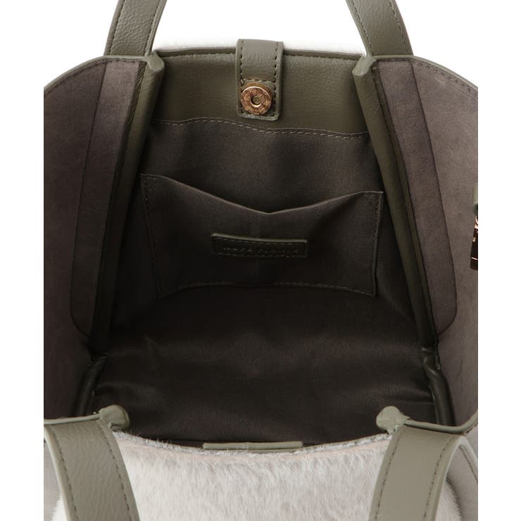 me fit BAG ホースヘア調コンビスクエアフォルムバッグ/2WAY | ROPE' PICNIC | 詳細画像19 