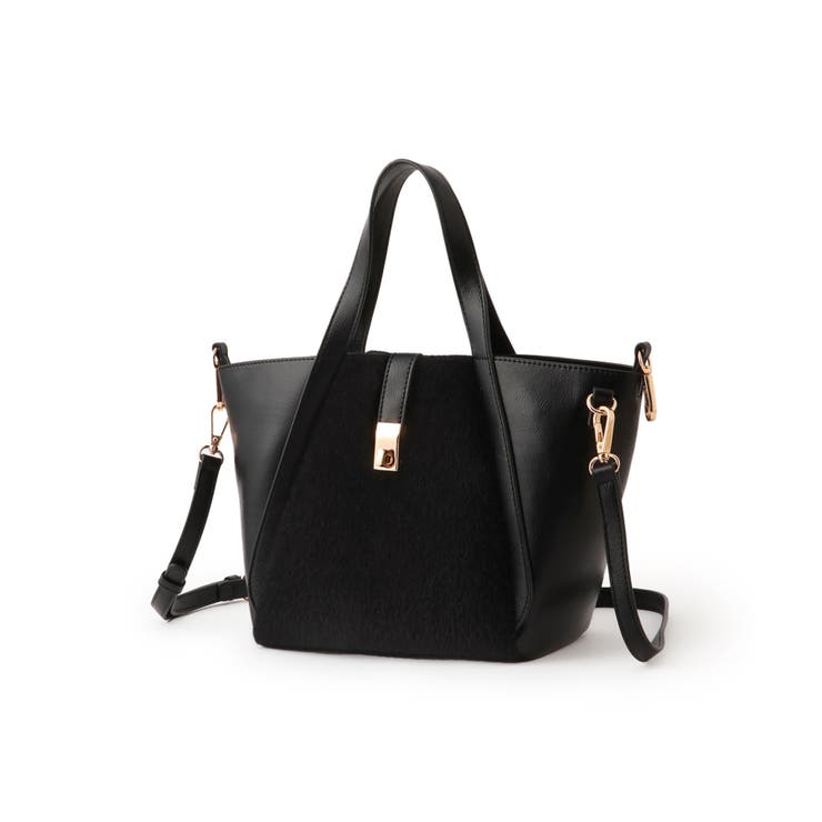 me fit BAG ホースヘア調コンビスクエアフォルムバッグ/2WAY | ROPE' PICNIC | 詳細画像27 