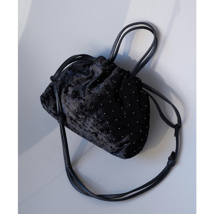 2WAYハンドル シャイニーベロアパースバッグ | ROPE' PICNIC | 詳細画像6 