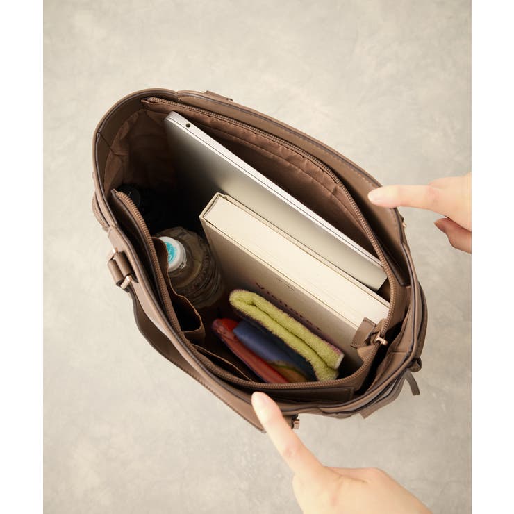 VERTICALスリムリボントートバッグ/A4対応 | ROPE' PICNIC | 詳細画像4 