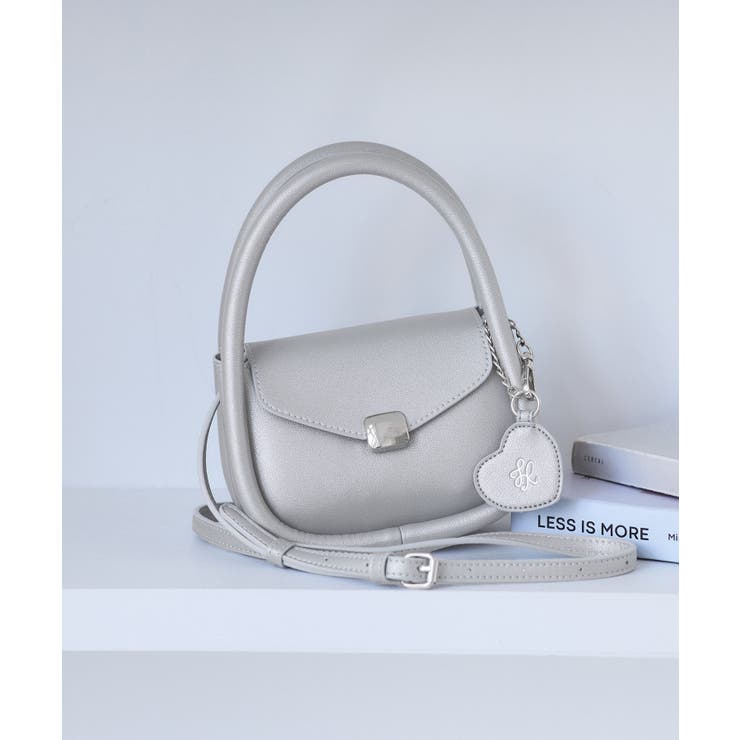 ハートチャーム付きミニレトルショルダーバッグ | ROPE' PICNIC | 詳細画像9 