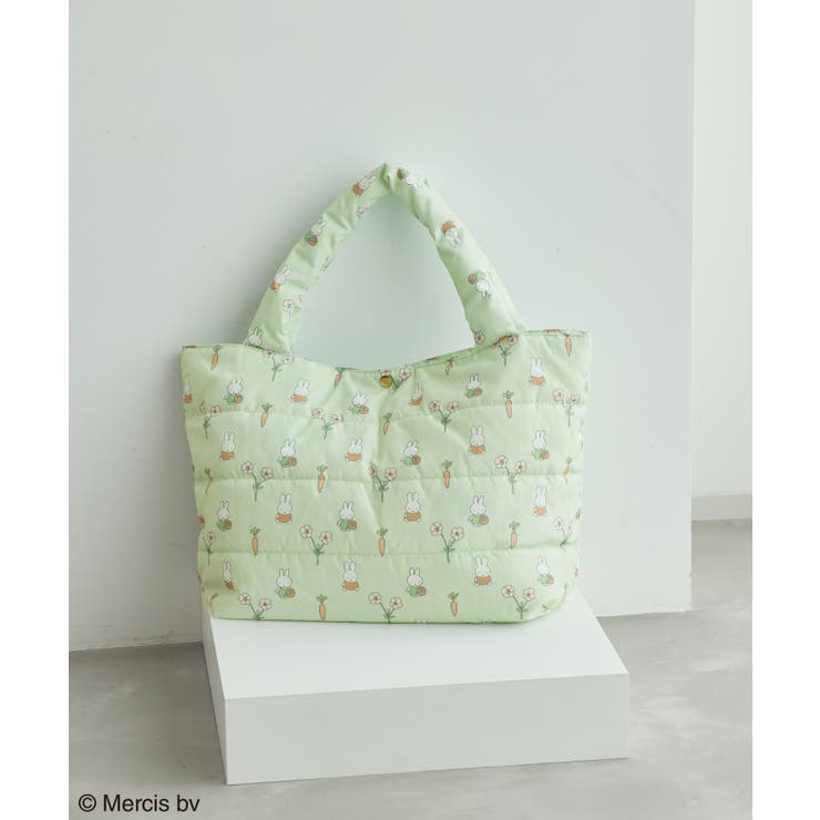 ライトグリーン(33) | miffy×ROPE PICNIC 撥水加工キルティングトートバッグ | ROPE' PICNIC