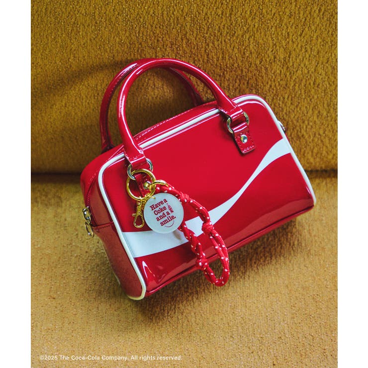 レッド(60) | 【Coca-Cola】2WAYエナメルミニボストンバッグ | ROPE' PICNIC