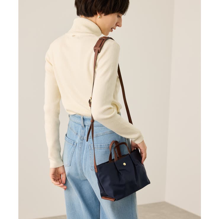 ネイビー(40) | 肩楽ミニショルダーバッグ 撥水加工 | ROPE' PICNIC