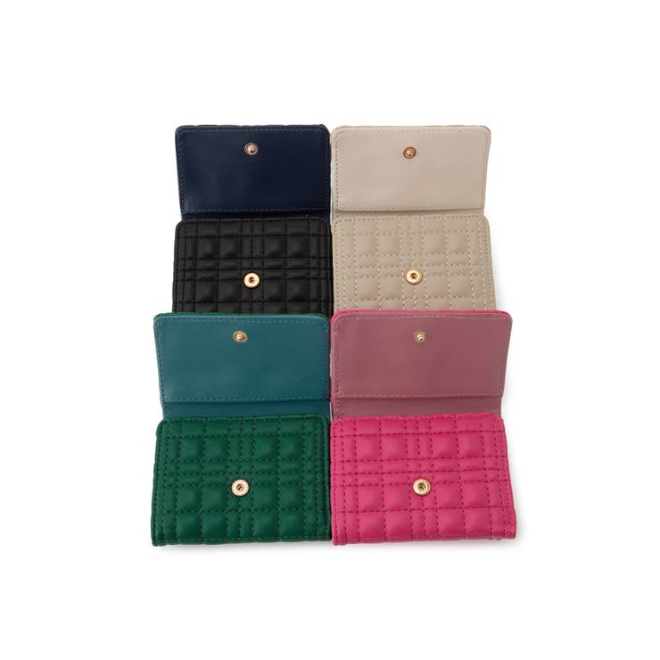 がま口キルティング三つ折りミニウォレット | ROPE' PICNIC | 詳細画像9 