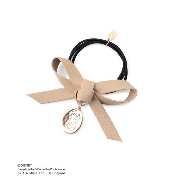 【プー/ティガー】フェイクレザーリボンメタルプレートポニー | ROPE' PICNIC | 詳細画像2 