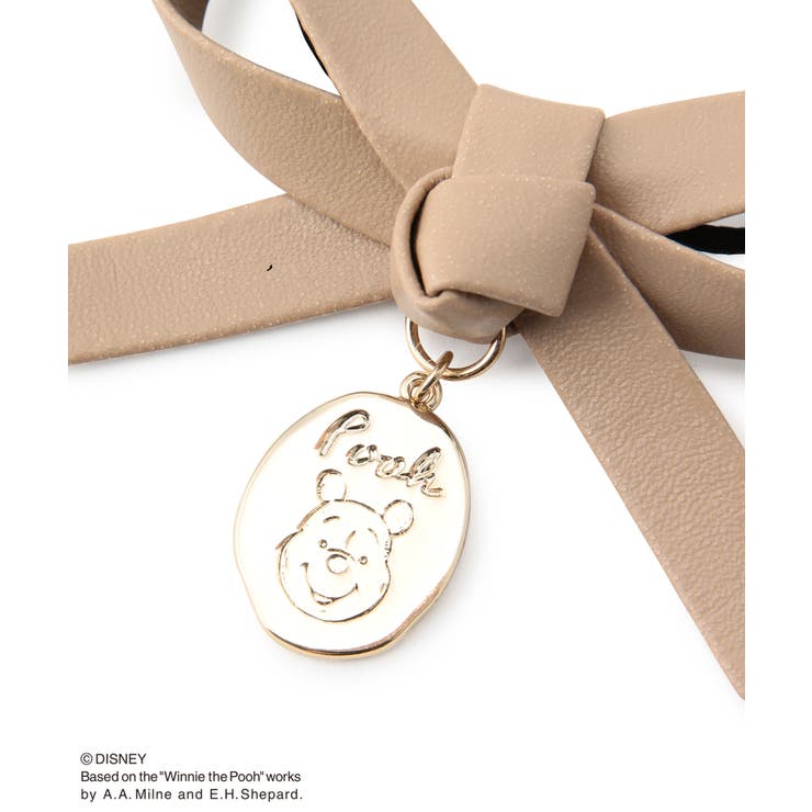 【プー/ティガー】フェイクレザーリボンメタルプレートポニー | ROPE' PICNIC | 詳細画像3 