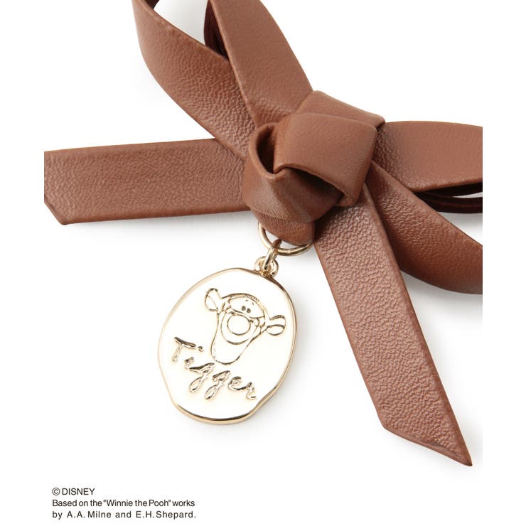 【プー/ティガー】フェイクレザーリボンメタルプレートポニー | ROPE' PICNIC | 詳細画像6 