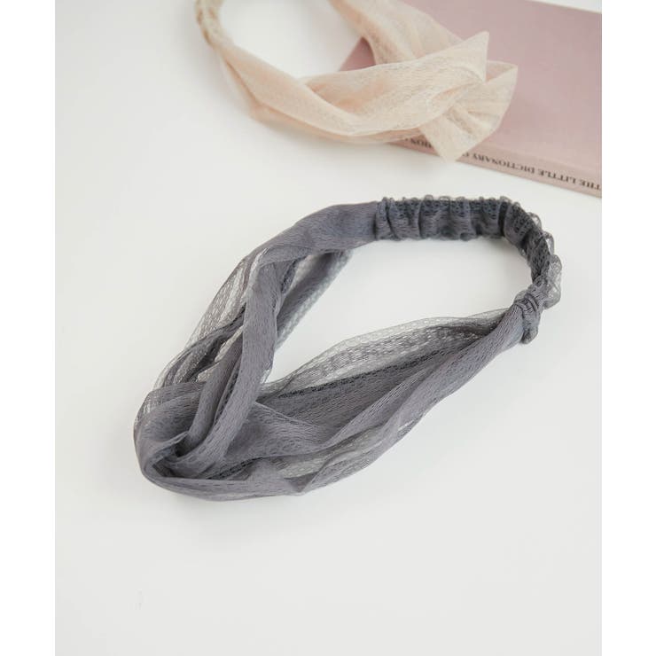 オーガンジーレースヘアターバン | ROPE' PICNIC | 詳細画像1 