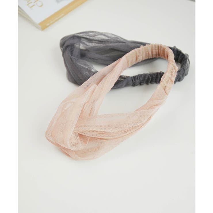 ベージュ系(28) | オーガンジーレースヘアターバン | ROPE' PICNIC