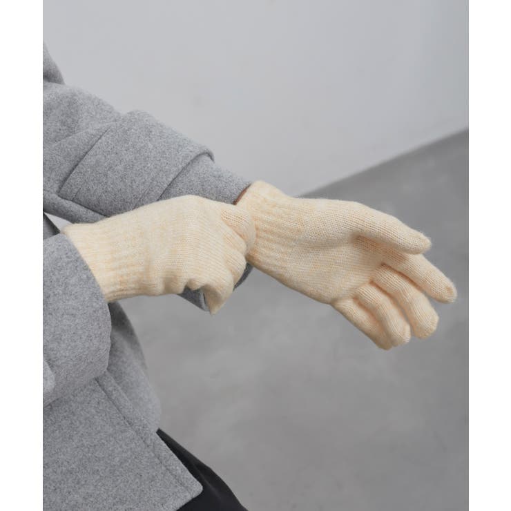3WAY/ケーブル編み×リブ編みニットグローブ | ROPE' PICNIC | 詳細画像4 