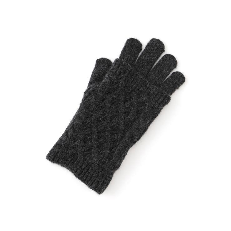 3WAY/ケーブル編み×リブ編みニットグローブ | ROPE' PICNIC | 詳細画像6 