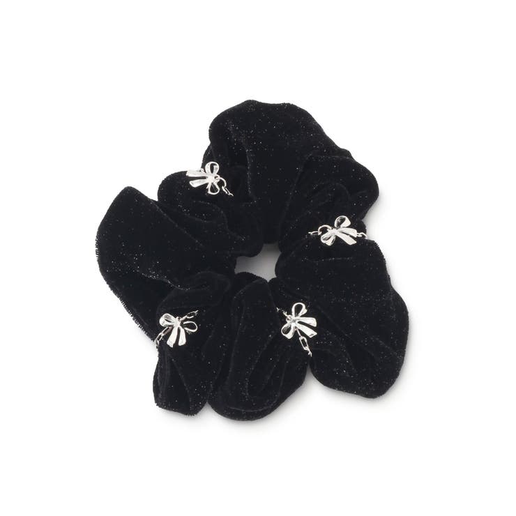 プチリボンチェーン×ベルベットシュシュ[品番：RPCW0045834]｜ROPE