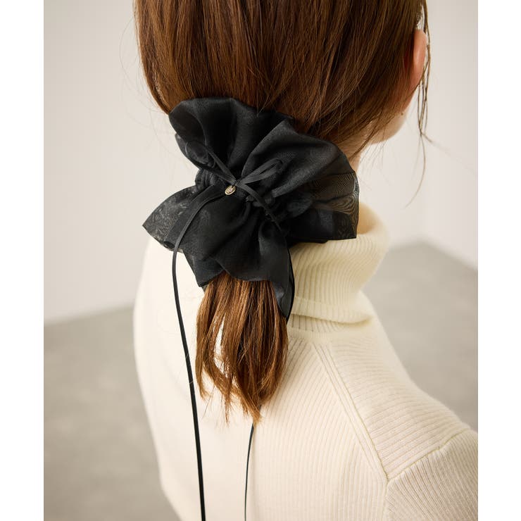 オーガンジーギャザーシュシュ | ROPE' PICNIC | 詳細画像2 