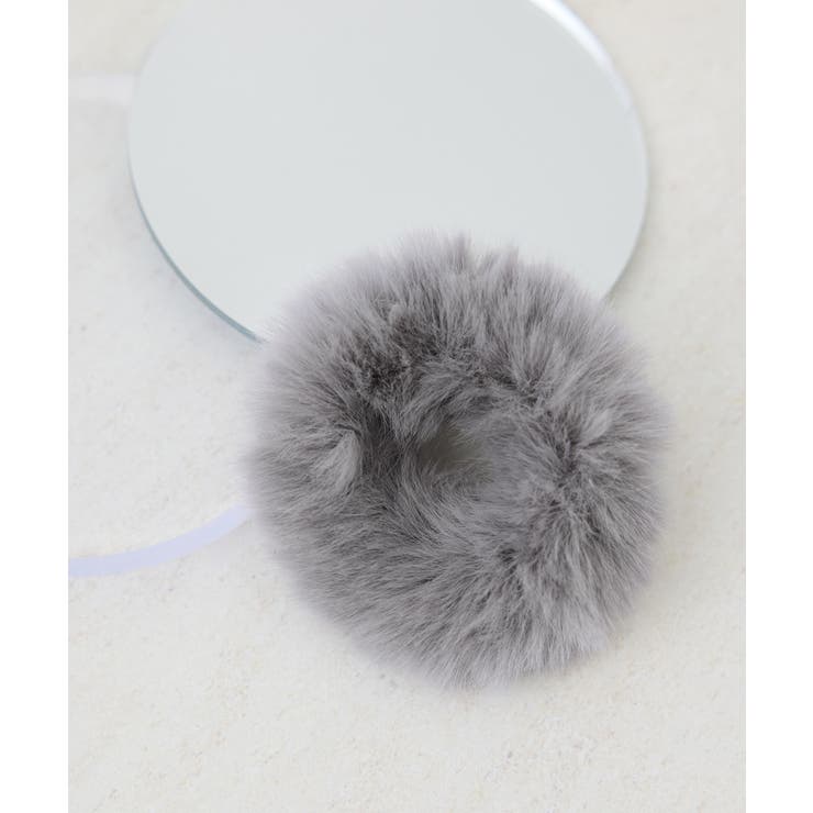 グレー(07) | ふわふわフェイクファーシュシュ | ROPE' PICNIC