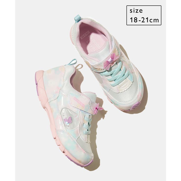 【KIDS】【MoonStar ムーンスター】LUVRUSH バタフライ＆リボン | ROPE' PICNIC【KIDS】 | 詳細画像1 