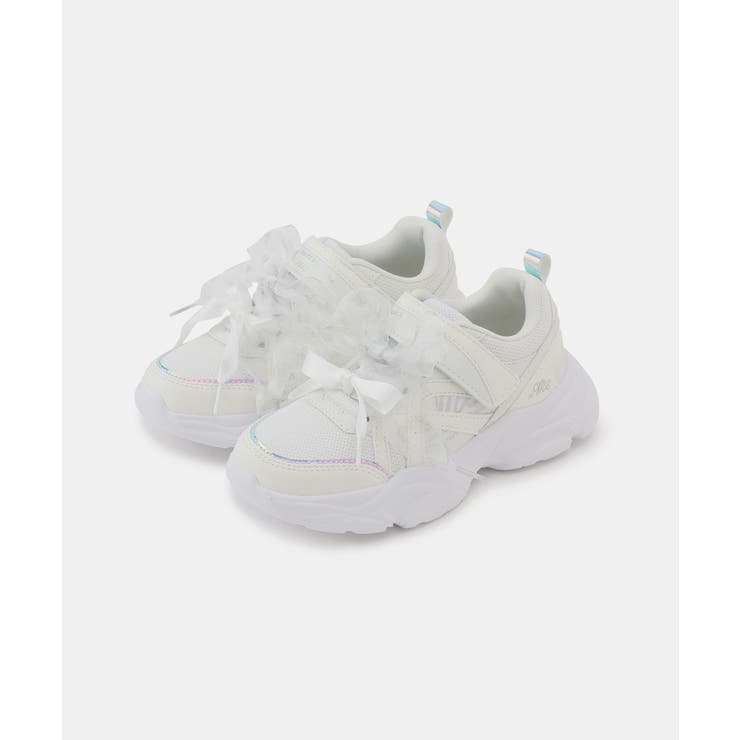 【KIDS/キッズ】【＝Me】チュール＆サテンリボンスニーカー | ROPE' PICNIC【KIDS】 | 詳細画像14 