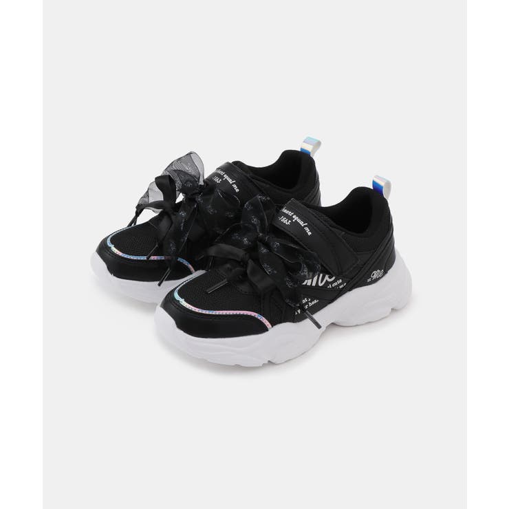 【KIDS/キッズ】【＝Me】チュール＆サテンリボンスニーカー | ROPE' PICNIC【KIDS】 | 詳細画像3 