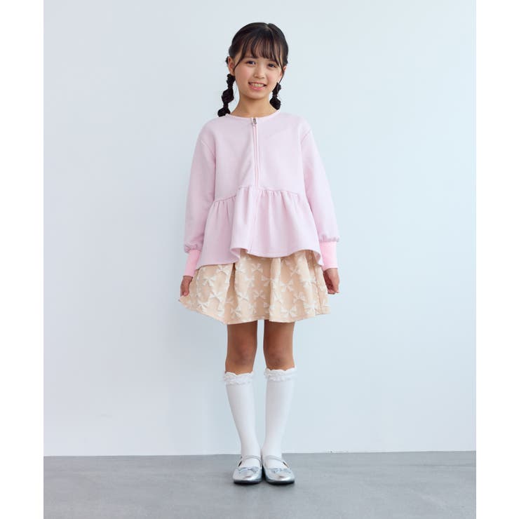 【KIDS/キッズ】インパンツ付きリボン柄タックスカート | ROPE' PICNIC【KIDS】 | 詳細画像4 