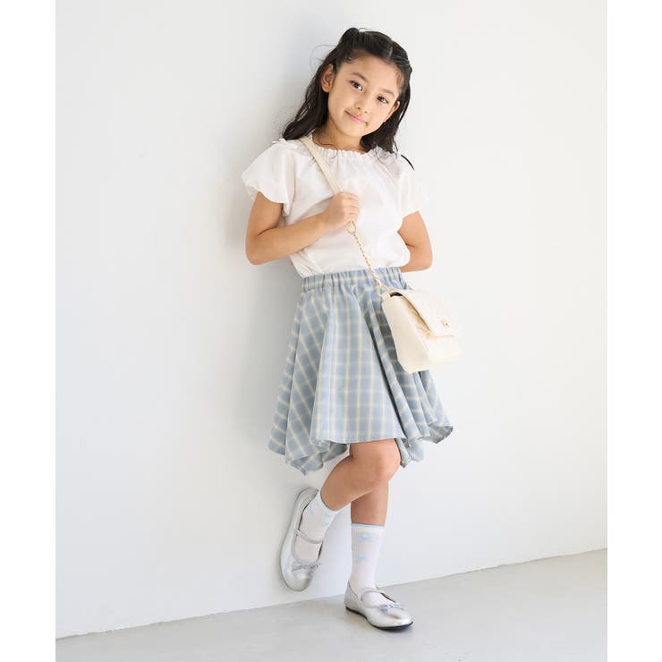 【KIDS/キッズ】インナーパンツ付きイレヘムチェックスカート | ROPE' PICNIC【KIDS】 | 詳細画像10 