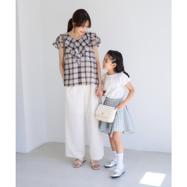 【KIDS/キッズ】インナーパンツ付きイレヘムチェックスカート | ROPE' PICNIC【KIDS】 | 詳細画像6 