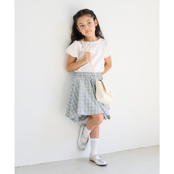 【KIDS/キッズ】インナーパンツ付きイレヘムチェックスカート | ROPE' PICNIC【KIDS】 | 詳細画像9 
