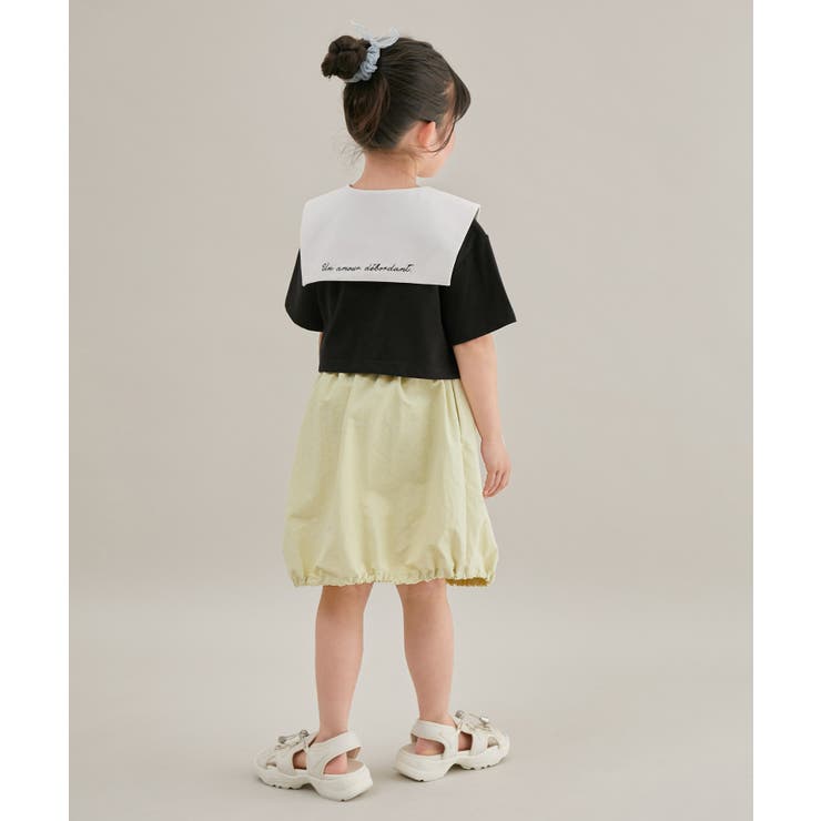 【KIDS】裾ドロストナイロンバルーンスカート/リンクコーデ | ROPE' PICNIC【KIDS】 | 詳細画像14 