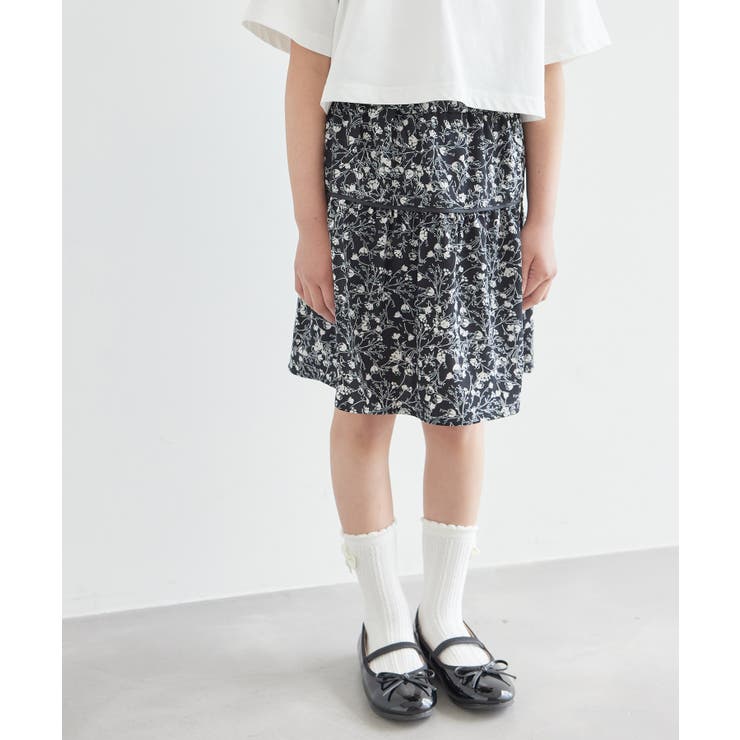 【KIDS】花柄パイピングギャザースカート/リンクコーデ | ROPE' PICNIC【KIDS】 | 詳細画像13 