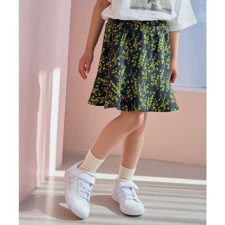 【KIDS/キッズ】フラワー柄インパン付きスカート/リンクコーデ | ROPE' PICNIC【KIDS】 | 詳細画像11 