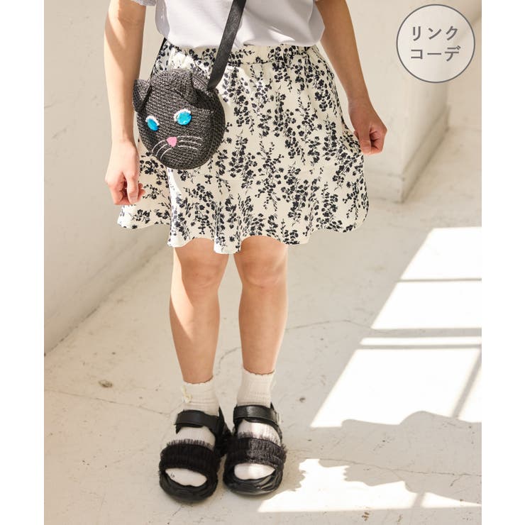 ホワイト系(11) | 【KIDS/キッズ】フラワー柄インパン付きスカート/リンクコーデ | ROPE' PICNIC【KIDS】