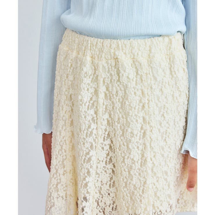 【KIDS/キッズ】インパンツ付きレースマーメイドミニスカート/リンクコーデ | ROPE' PICNIC【KIDS】 | 詳細画像18 