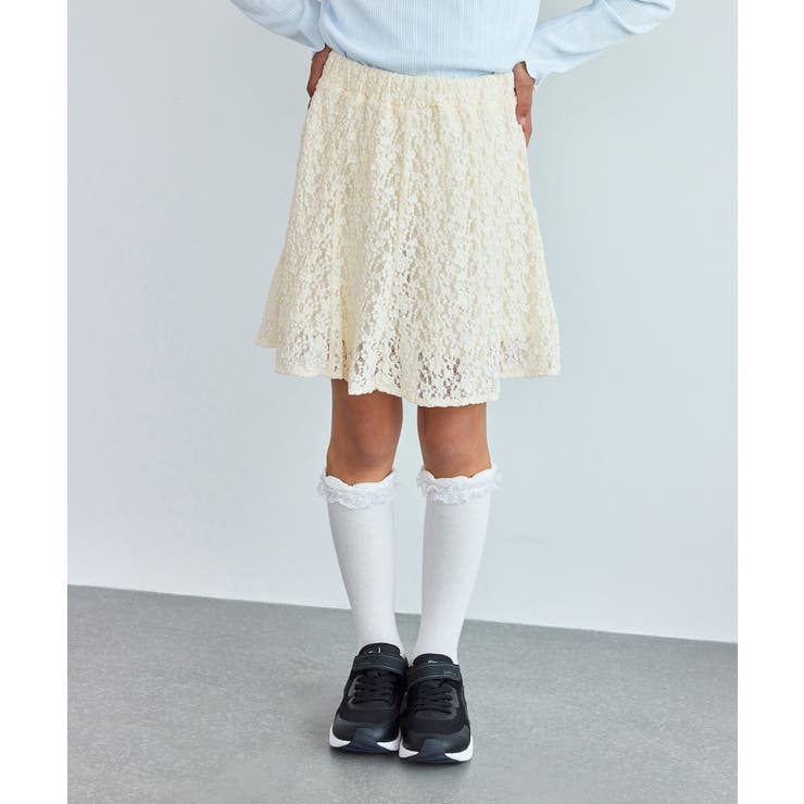 【KIDS/キッズ】インパンツ付きレースマーメイドミニスカート/リンクコーデ | ROPE' PICNIC【KIDS】 | 詳細画像8 