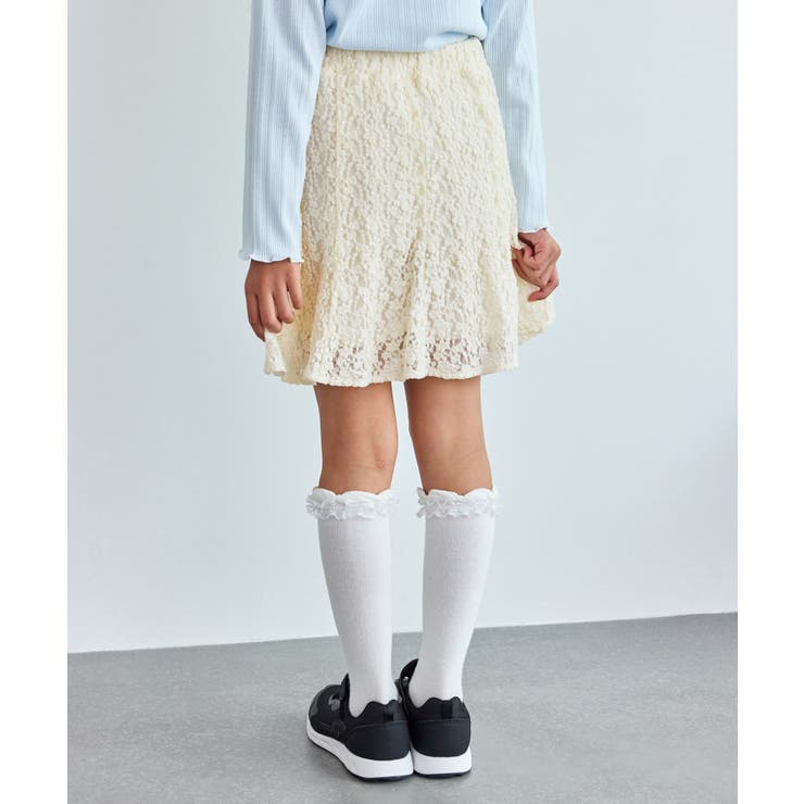 【KIDS/キッズ】インパンツ付きレースマーメイドミニスカート/リンクコーデ | ROPE' PICNIC【KIDS】 | 詳細画像9 