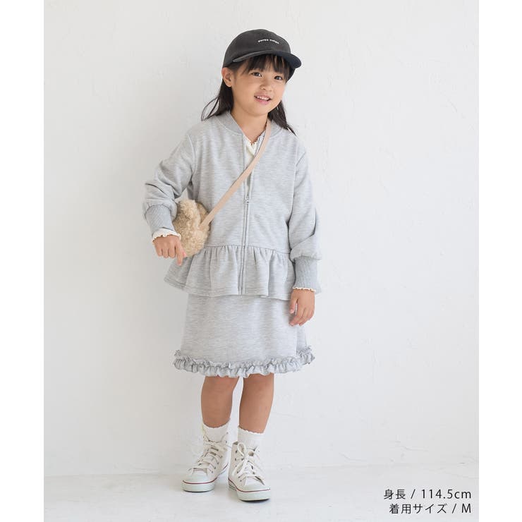 【KIDS】裏毛裾フリルスカート/セットアップ対応 | ROPE' PICNIC【KIDS】 | 詳細画像10 