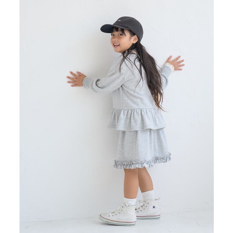 【KIDS】裏毛裾フリルスカート/セットアップ対応 | ROPE' PICNIC【KIDS】 | 詳細画像12 