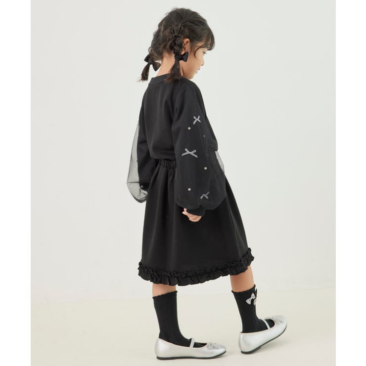 【KIDS】裏毛裾フリルスカート/セットアップ対応 | ROPE' PICNIC【KIDS】 | 詳細画像5 