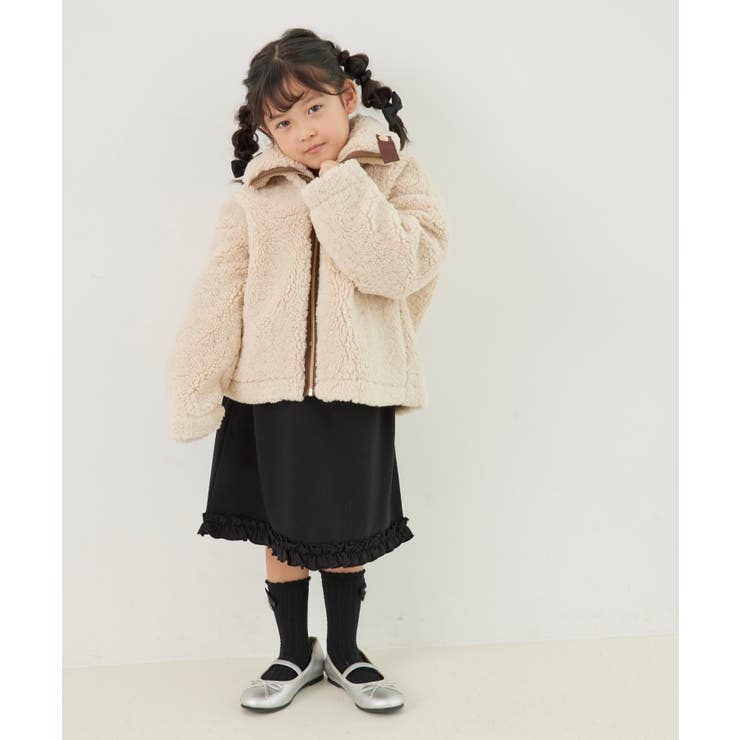 【KIDS】裏毛裾フリルスカート/セットアップ対応 | ROPE' PICNIC【KIDS】 | 詳細画像9 