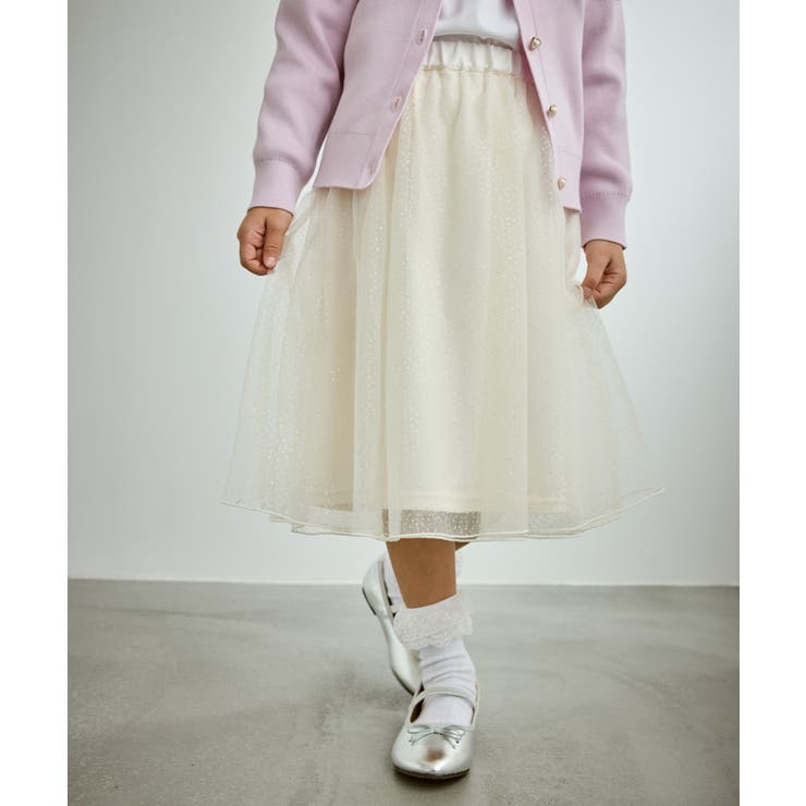 キナリ(16) | 【KIDS/キッズ】キラキラチュールスカート | ROPE' PICNIC【KIDS】