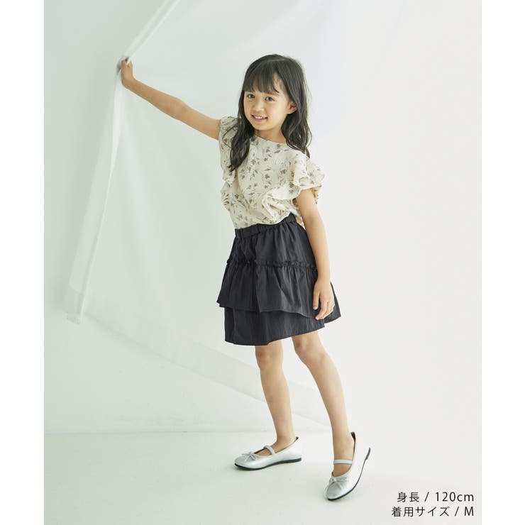 【KIDS】サス付きアシメトリーナイロンスカート/リンクコーデ・2WAY | ROPE' PICNIC【KIDS】 | 詳細画像2 