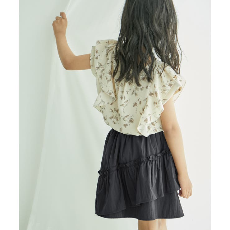 【KIDS】サス付きアシメトリーナイロンスカート/リンクコーデ・2WAY | ROPE' PICNIC【KIDS】 | 詳細画像5 