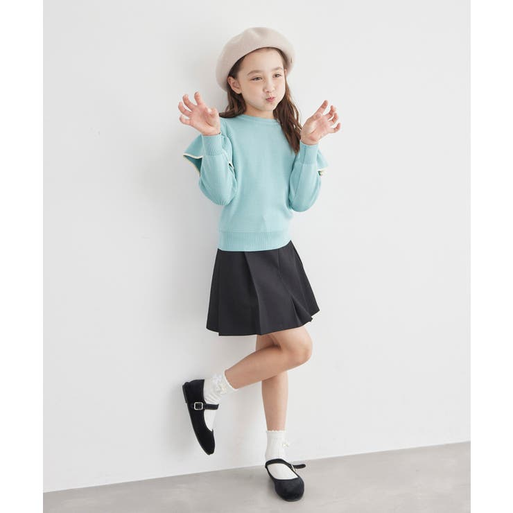 【KIDS】ウエスト折り返しタックスカート/リンクコーデ | ROPE' PICNIC【KIDS】 | 詳細画像11 